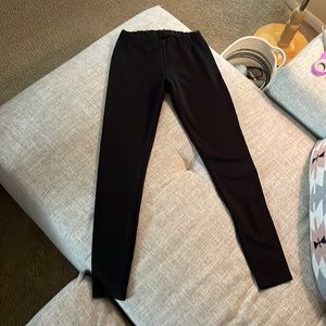 Ann Taylor thick soft black leggings
